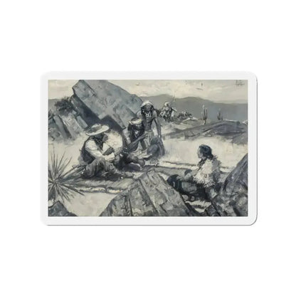 Arizona, 1939 (Magazine Illustration) Refrigerator Magnet - The Sticker Space