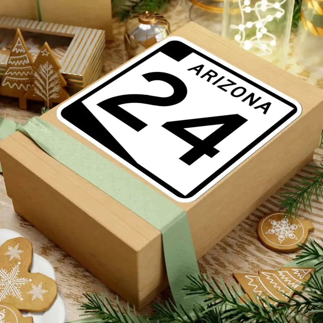 Arizona 24 (Arizona) (Road Sign) STICKER Vinyl Kiss-Cut Decal - The Sticker Space