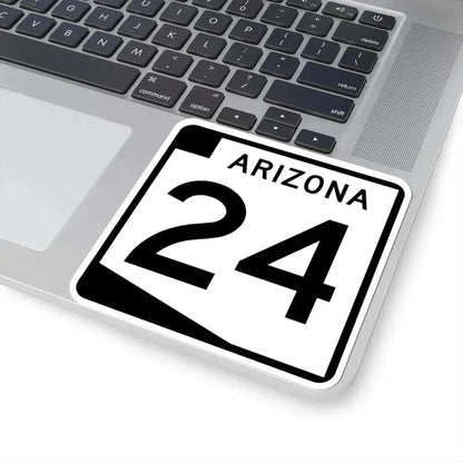 Arizona 24 (Arizona) (Road Sign) STICKER Vinyl Kiss-Cut Decal - The Sticker Space