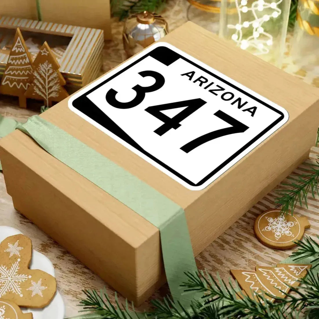 Arizona 347 (Arizona) (Road Sign) STICKER Vinyl Kiss-Cut Decal - The Sticker Space