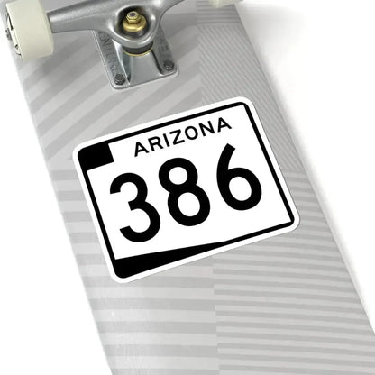 Arizona 386 (Arizona) (Road Sign) STICKER Vinyl Kiss-Cut Decal - The Sticker Space