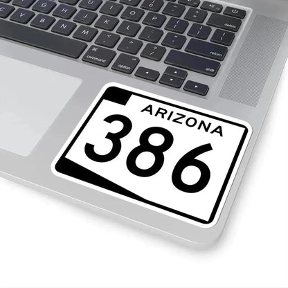 Arizona 386 (Arizona) (Road Sign) STICKER Vinyl Kiss-Cut Decal - The Sticker Space