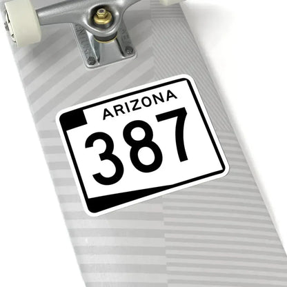Arizona 387 (Arizona) (Road Sign) STICKER Vinyl Kiss-Cut Decal - The Sticker Space