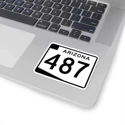 Arizona 487 (Arizona) (Road Sign) STICKER Vinyl Kiss-Cut Decal - The Sticker Space