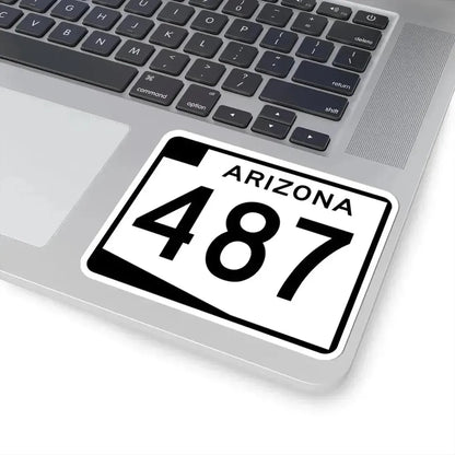 Arizona 487 (Arizona) (Road Sign) STICKER Vinyl Kiss-Cut Decal - The Sticker Space