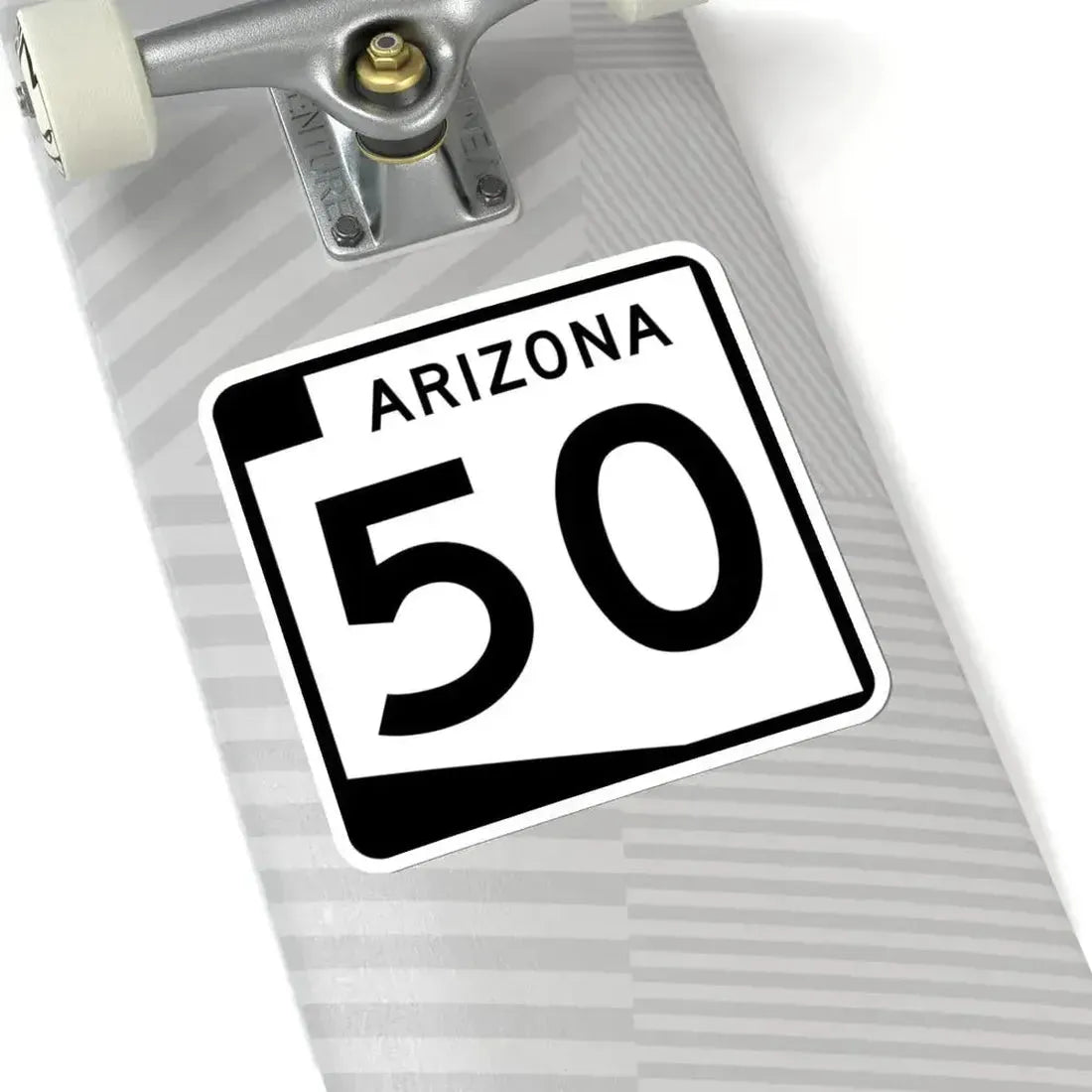 Arizona 50 (Arizona) (Road Sign) STICKER Vinyl Kiss-Cut Decal - The Sticker Space