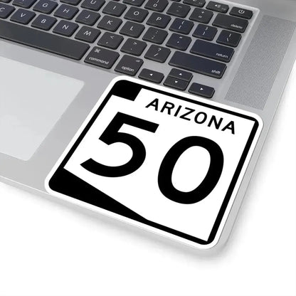 Arizona 50 (Arizona) (Road Sign) STICKER Vinyl Kiss-Cut Decal - The Sticker Space