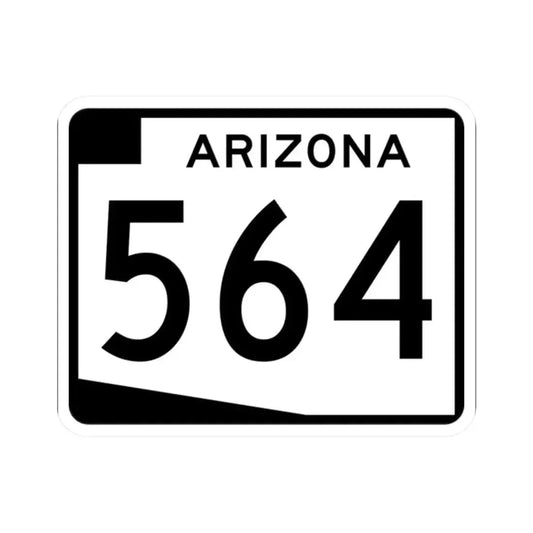 Arizona 564 (Arizona) (Road Sign) STICKER Vinyl Kiss-Cut Decal 2 Inch White - The Sticker Space