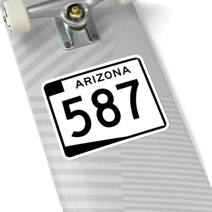 Arizona 587 (Arizona) (Road Sign) STICKER Vinyl Kiss-Cut Decal - The Sticker Space