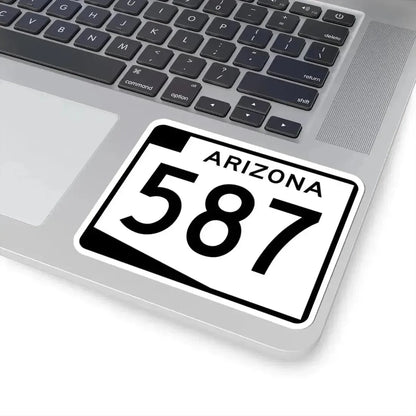 Arizona 587 (Arizona) (Road Sign) STICKER Vinyl Kiss-Cut Decal - The Sticker Space