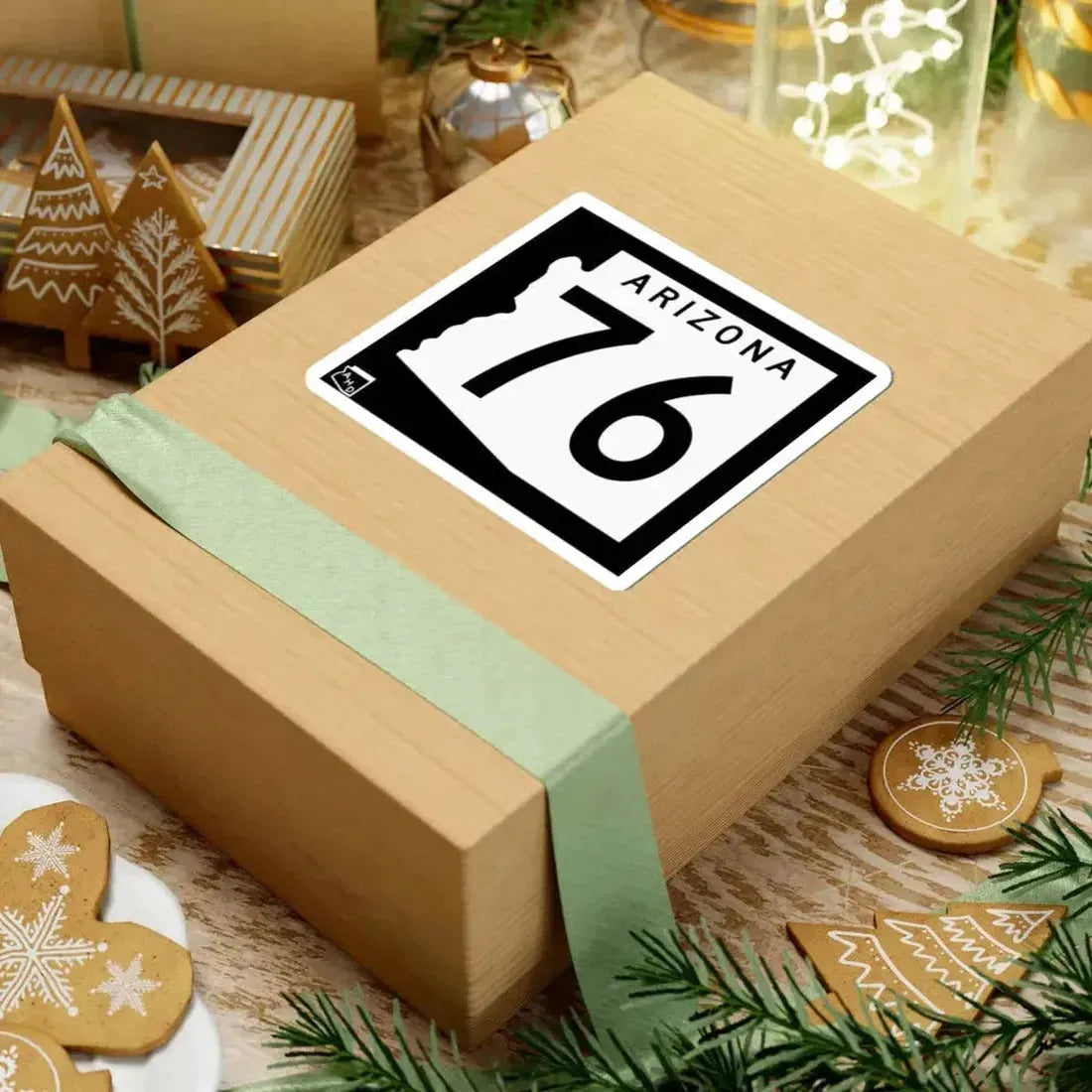 Arizona 76 1963 (Arizona) (Road Sign) STICKER Vinyl Kiss-Cut Decal - The Sticker Space