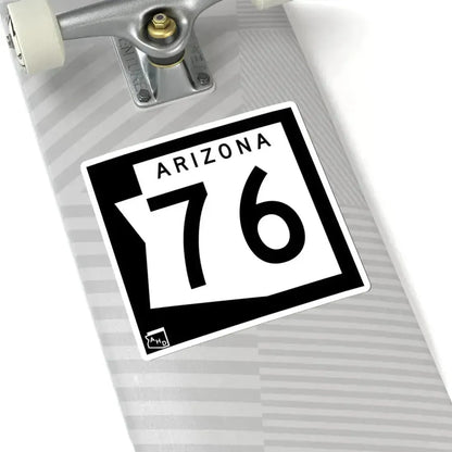 Arizona 76 1973 (Arizona) (Road Sign) STICKER Vinyl Kiss-Cut Decal - The Sticker Space