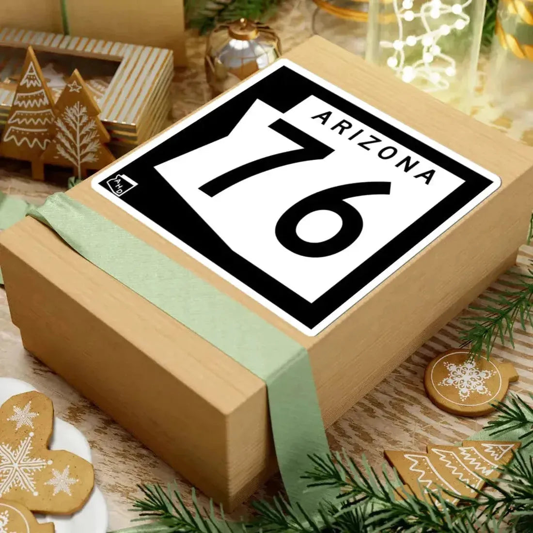 Arizona 76 1973 (Arizona) (Road Sign) STICKER Vinyl Kiss-Cut Decal - The Sticker Space