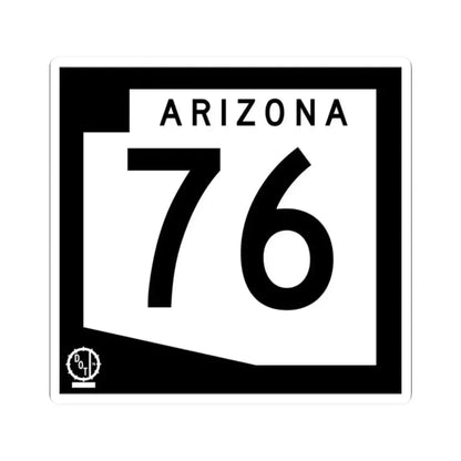 Arizona 76 1978 (Arizona) (Road Sign) STICKER Vinyl Kiss-Cut Decal 2 Inch White - The Sticker Space