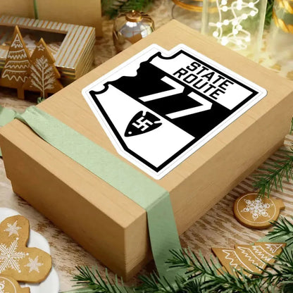 Arizona 77 1927 (Arizona) (Road Sign) STICKER Vinyl Kiss-Cut Decal - The Sticker Space