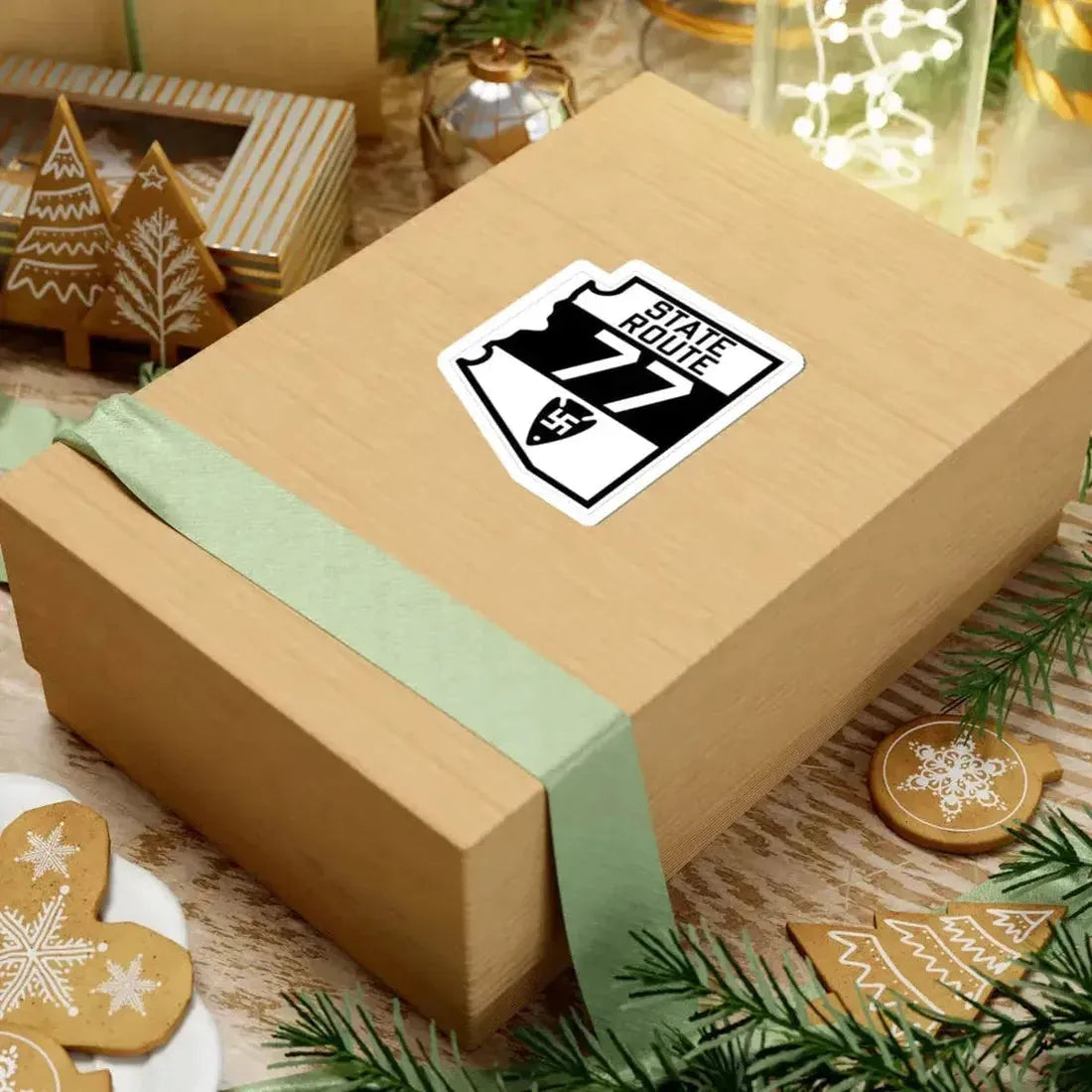 Arizona 77 1927 (Arizona) (Road Sign) STICKER Vinyl Kiss-Cut Decal - The Sticker Space