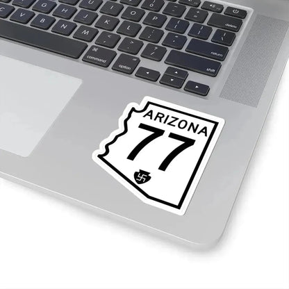 Arizona 77 1956 (Arizona) (Road Sign) STICKER Vinyl Kiss-Cut Decal - The Sticker Space