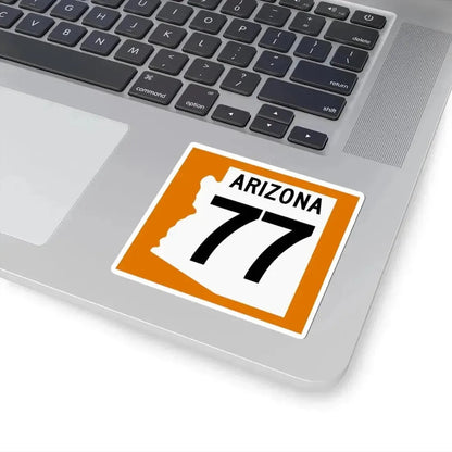 Arizona 77 1960 north (Arizona) (Road Sign) STICKER Vinyl Kiss-Cut Decal - The Sticker Space