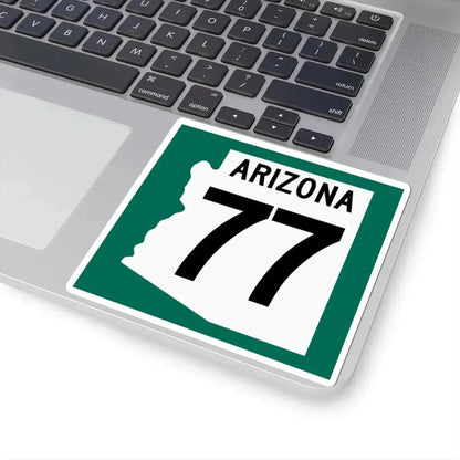 Arizona 77 1960 south (Arizona) (Road Sign) STICKER Vinyl Kiss-Cut Decal - The Sticker Space