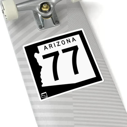 Arizona 77 1963 (Arizona) (Road Sign) STICKER Vinyl Kiss-Cut Decal - The Sticker Space