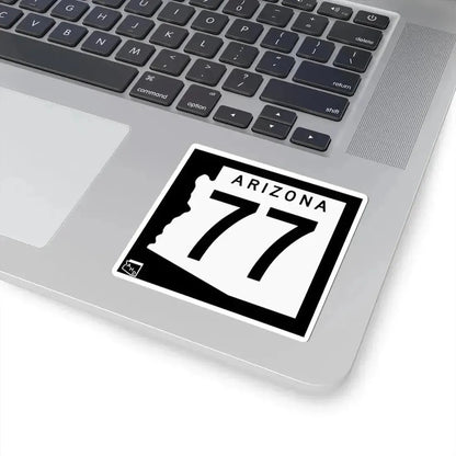 Arizona 77 1963 (Arizona) (Road Sign) STICKER Vinyl Kiss-Cut Decal - The Sticker Space