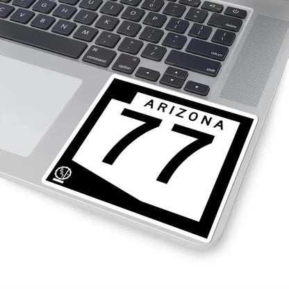 Arizona 77 1978 (Arizona) (Road Sign) STICKER Vinyl Kiss-Cut Decal - The Sticker Space