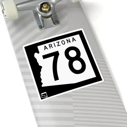 Arizona 78 1963 (Arizona) (Road Sign) STICKER Vinyl Kiss-Cut Decal - The Sticker Space