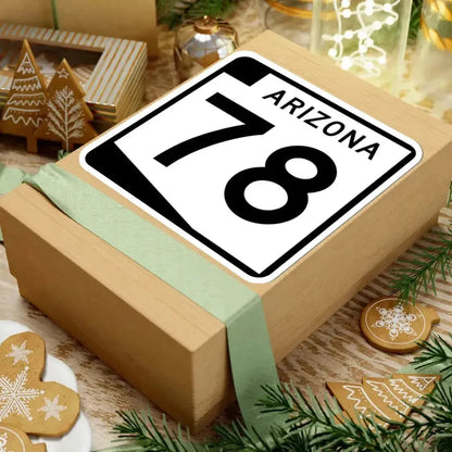 Arizona 78 (Arizona) (Road Sign) STICKER Vinyl Kiss-Cut Decal - The Sticker Space