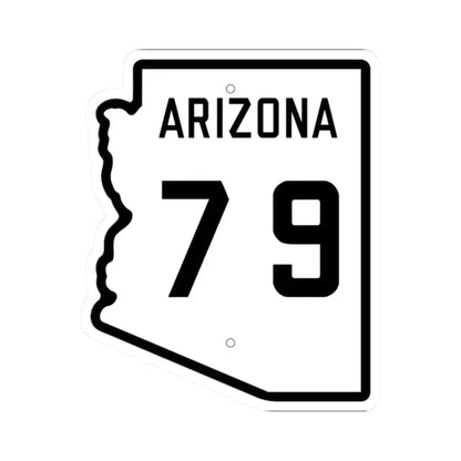 Arizona 79 1941 (Arizona) (Road Sign) STICKER Vinyl Kiss-Cut Decal 2 Inch White - The Sticker Space
