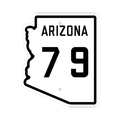 Arizona 79 1941 (Arizona) (Road Sign) STICKER Vinyl Kiss-Cut Decal 3 Inch White - The Sticker Space