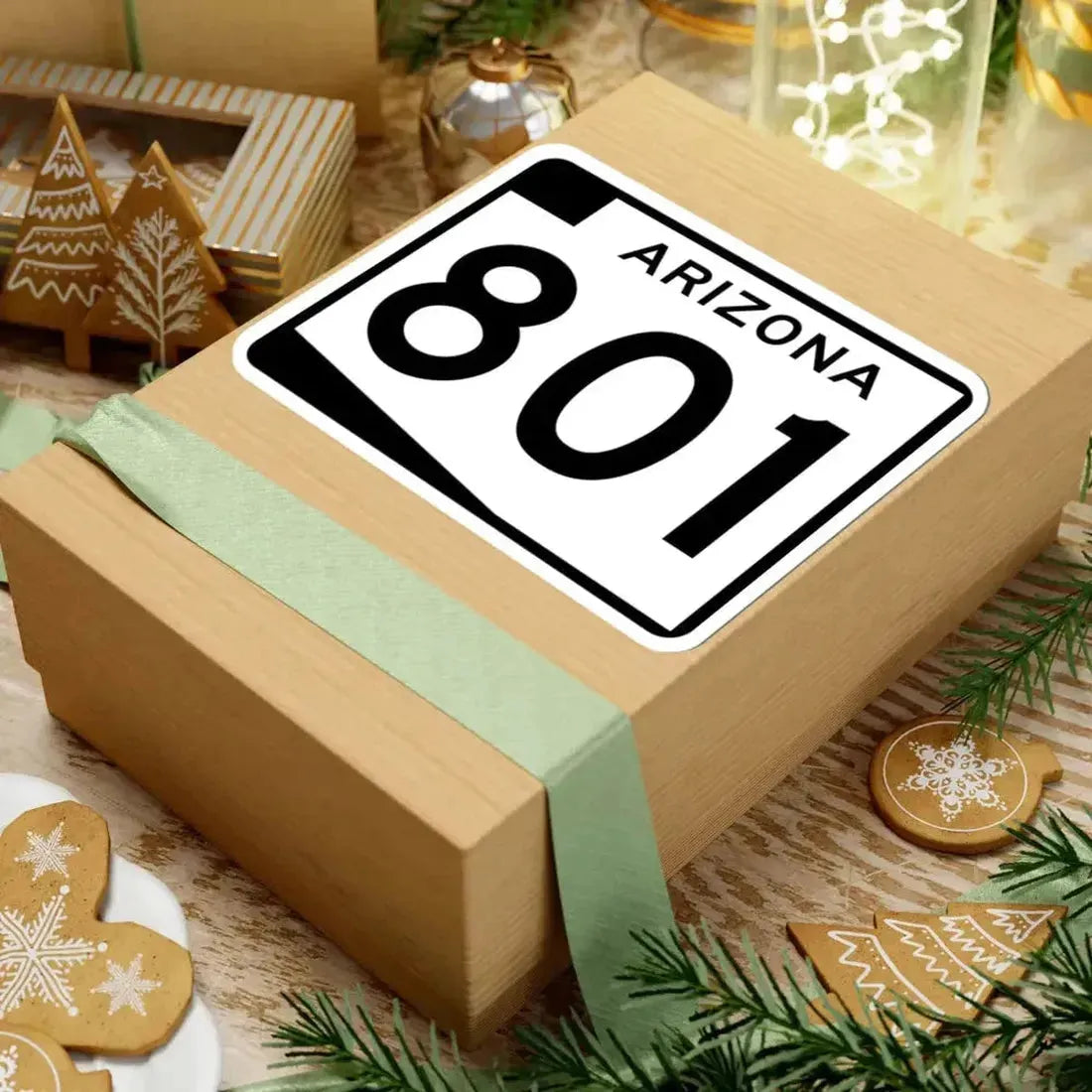Arizona 801 (Arizona) (Road Sign) STICKER Vinyl Kiss-Cut Decal - The Sticker Space