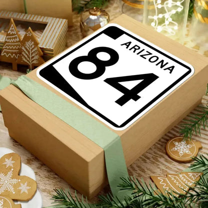 Arizona 84 (Arizona) (Road Sign) STICKER Vinyl Kiss-Cut Decal - The Sticker Space