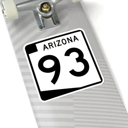 Arizona 93 (Arizona) (Road Sign) STICKER Vinyl Kiss-Cut Decal - The Sticker Space