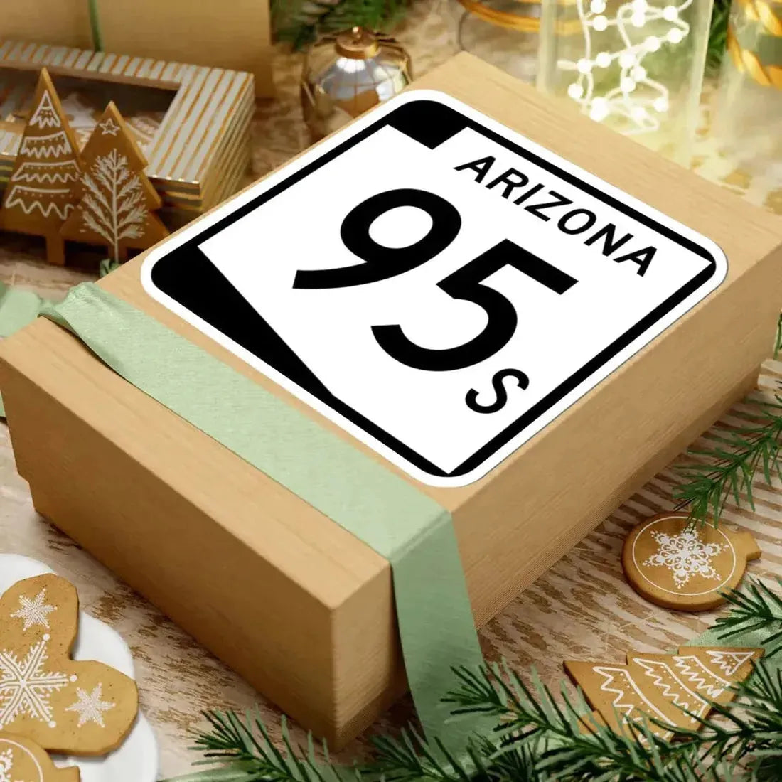 Arizona 95S (Arizona) (Road Sign) STICKER Vinyl Kiss-Cut Decal - The Sticker Space