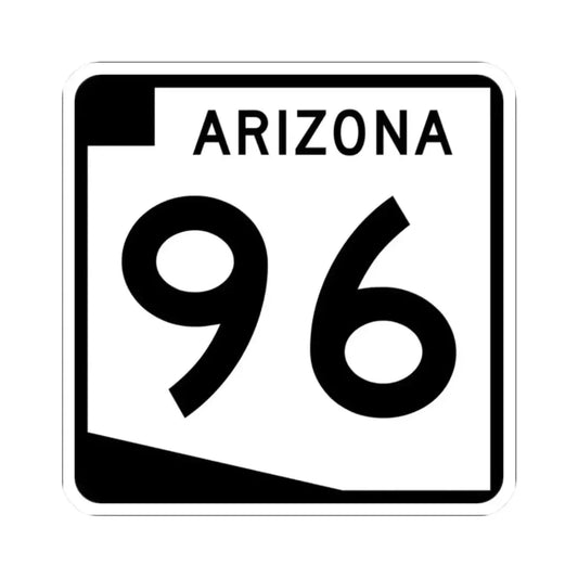 Arizona 96 (Arizona) (Road Sign) STICKER Vinyl Kiss-Cut Decal 2 Inch White - The Sticker Space