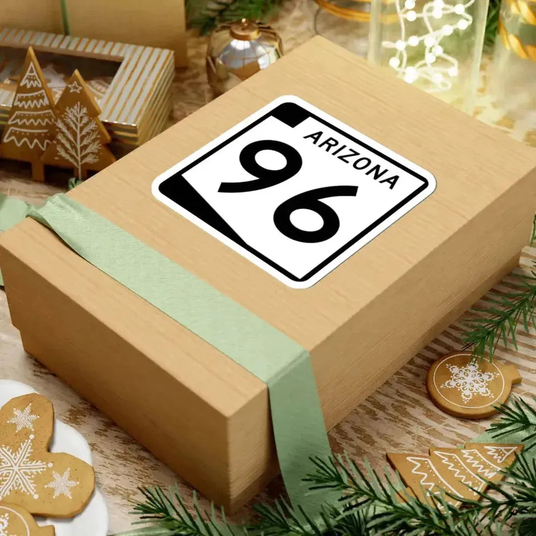 Arizona 96 (Arizona) (Road Sign) STICKER Vinyl Kiss-Cut Decal - The Sticker Space