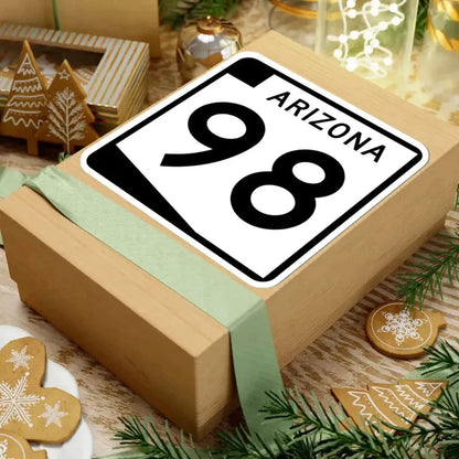 Arizona 98 (Arizona) (Road Sign) STICKER Vinyl Kiss-Cut Decal - The Sticker Space