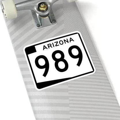 Arizona 989 (Arizona) (Road Sign) STICKER Vinyl Kiss-Cut Decal - The Sticker Space