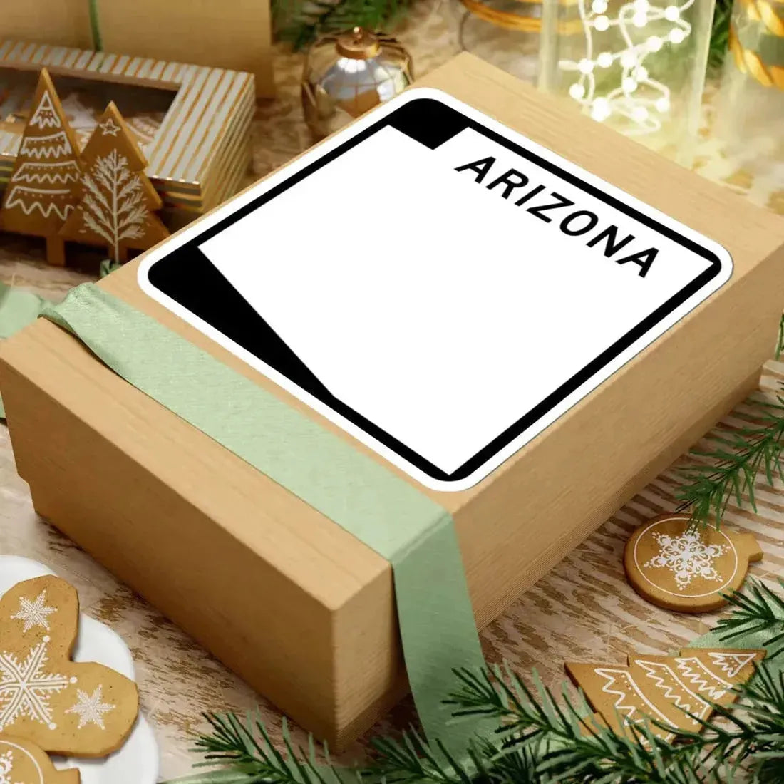 Arizona blank (Arizona) (Road Sign) STICKER Vinyl Kiss-Cut Decal - The Sticker Space