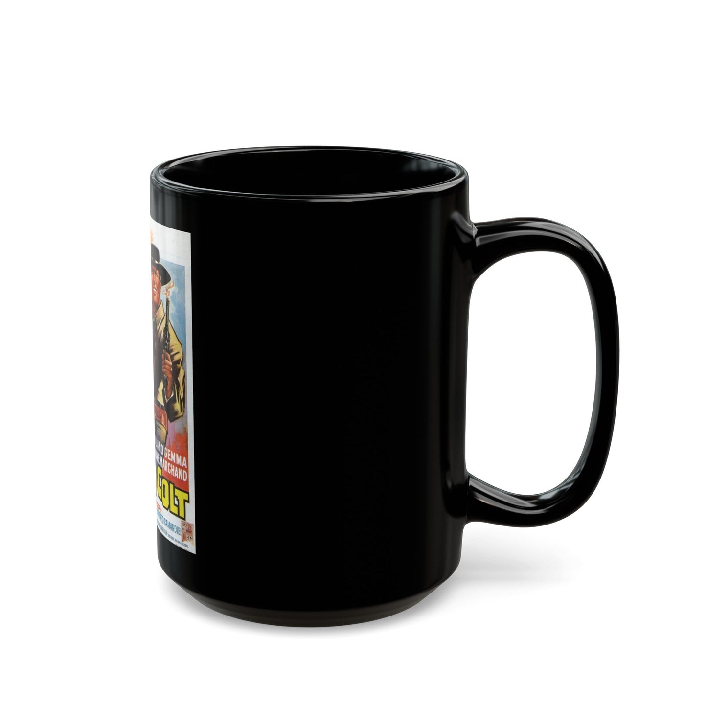 ARIZONA COLT 1966 Movie Poster - Black Coffee Mug-The Sticker Space