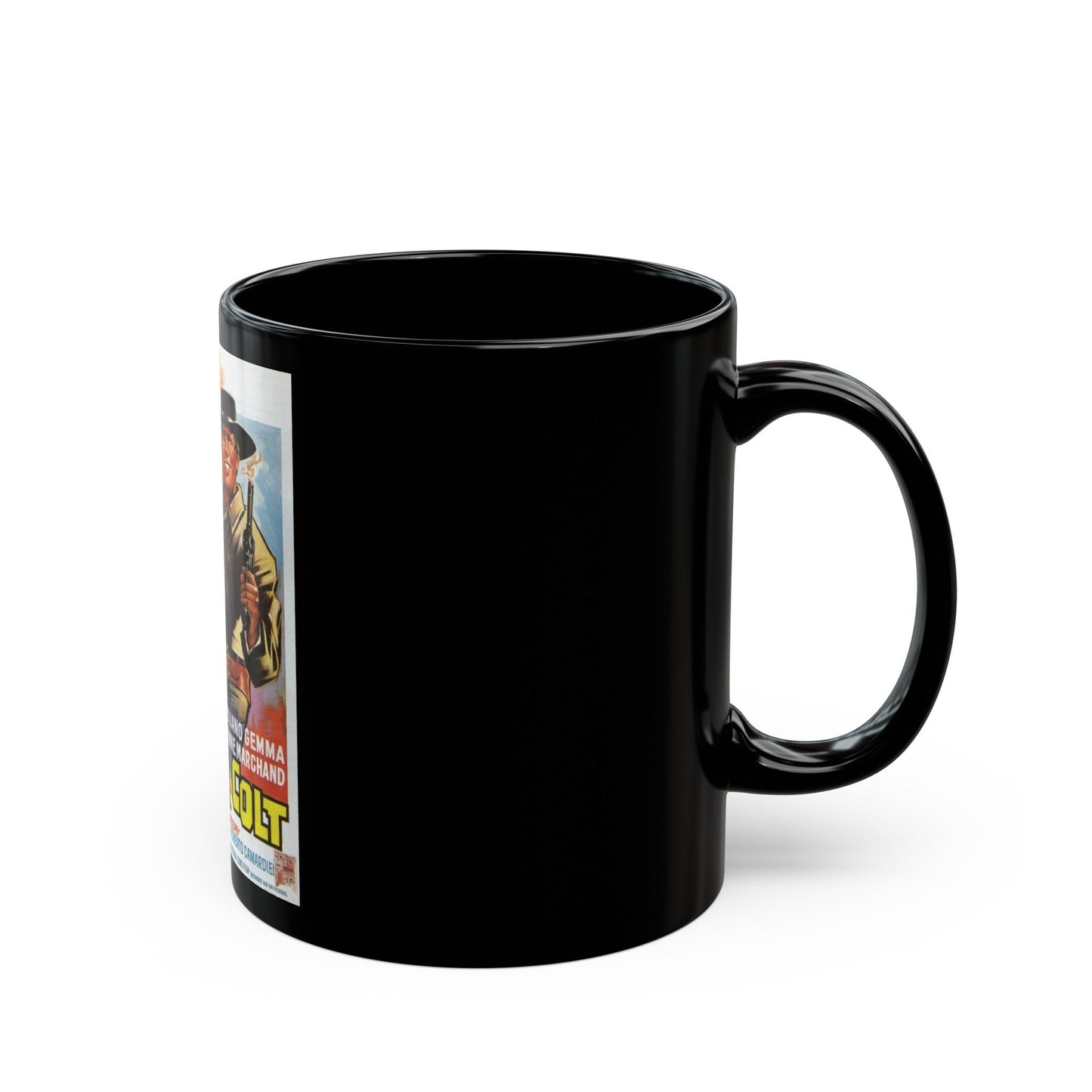 ARIZONA COLT 1966 Movie Poster - Black Coffee Mug-The Sticker Space