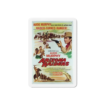 Arizona Raiders 1965 Movie Poster Refrigerator Magnet 2 Inch - The Sticker Space