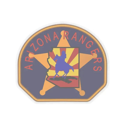 Arizona Rangers - STICKER Vinyl Kiss-Cut Decal 4 Inch Transparent - The Sticker Space