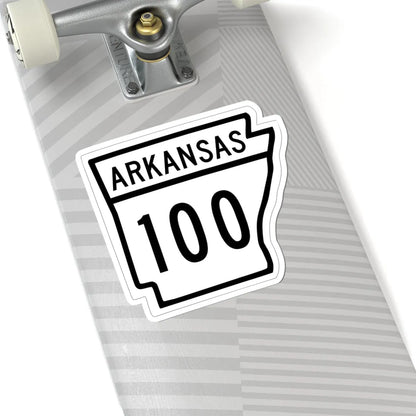 Arkansas 100 1948 (Arkansas) (Road Sign) STICKER Vinyl Kiss-Cut Decal - The Sticker Space