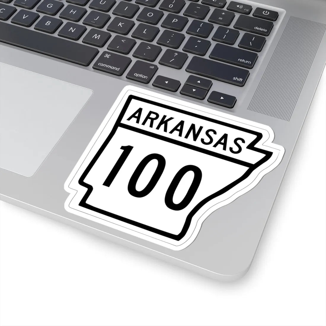Arkansas 100 1948 (Arkansas) (Road Sign) STICKER Vinyl Kiss-Cut Decal - The Sticker Space