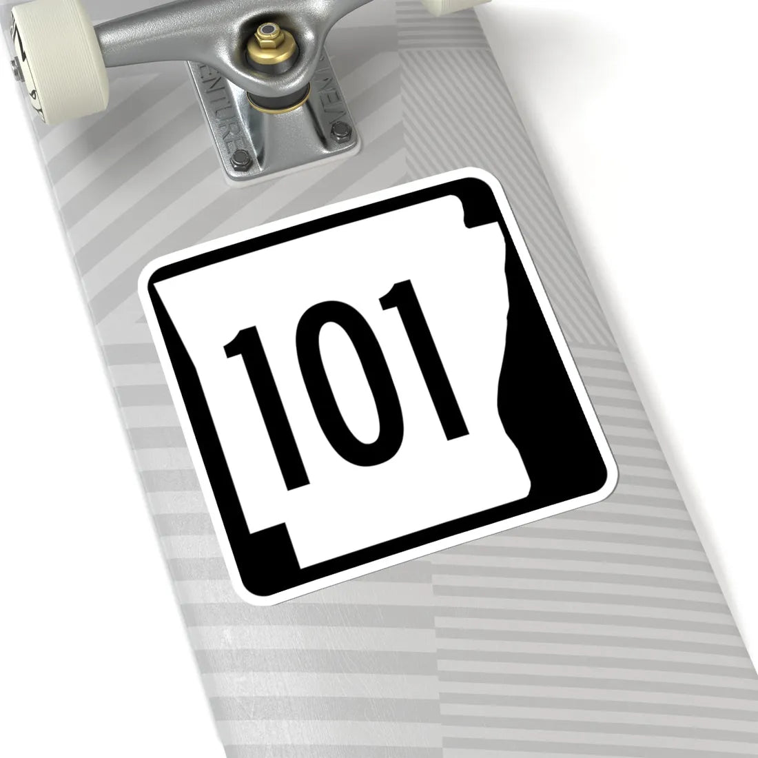 Arkansas 101 1970 (Arkansas) (Road Sign) STICKER Vinyl Kiss-Cut Decal - The Sticker Space