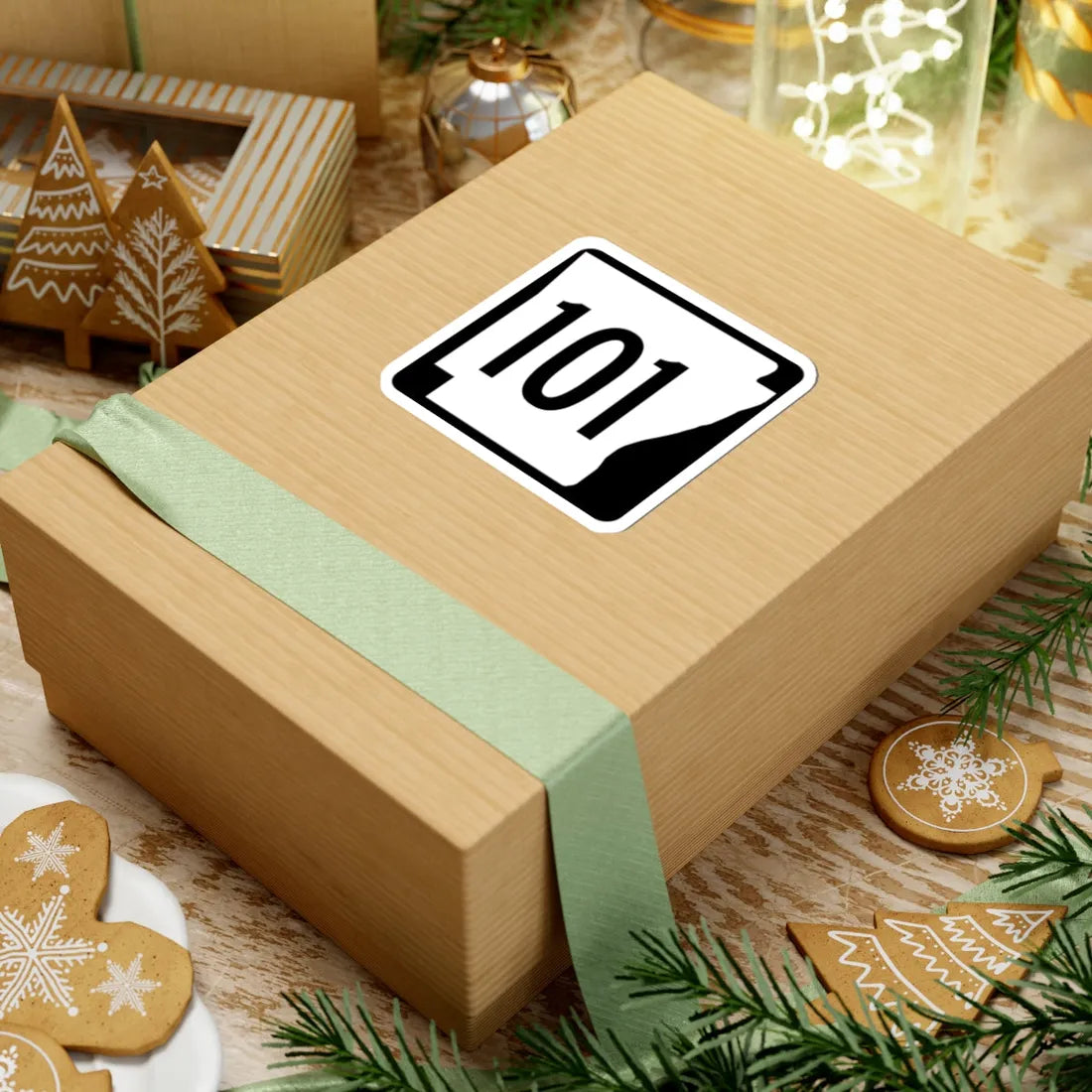 Arkansas 101 1970 (Arkansas) (Road Sign) STICKER Vinyl Kiss-Cut Decal - The Sticker Space