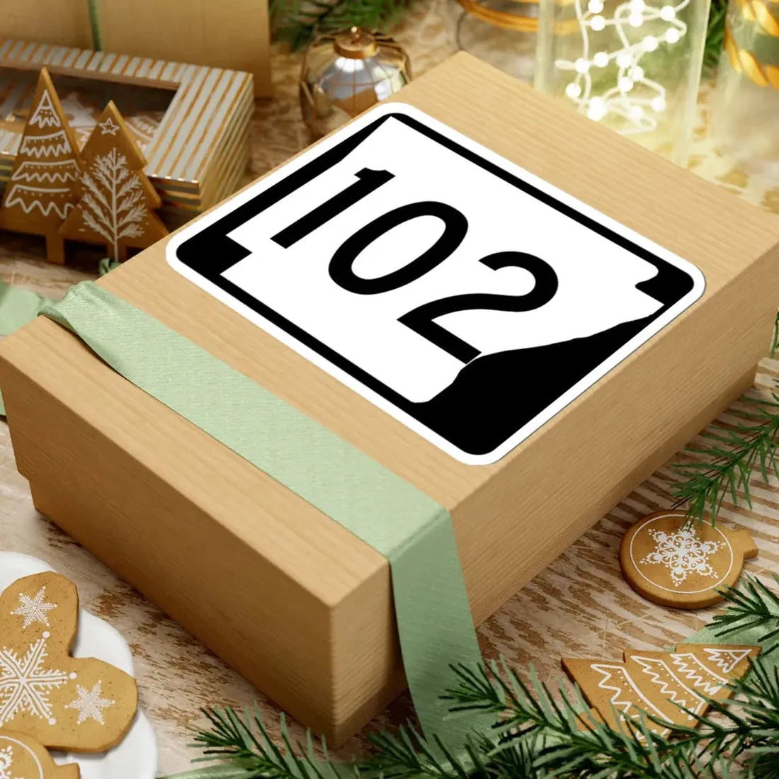 Arkansas 102 (Arkansas) (Road Sign) STICKER Vinyl Kiss-Cut Decal - The Sticker Space