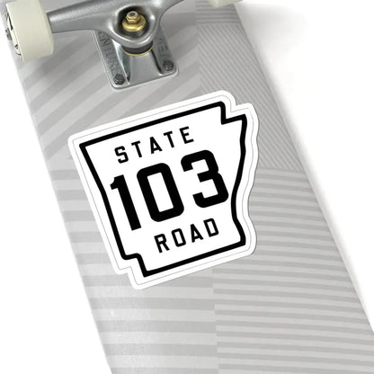 Arkansas 103 1926 (Arkansas) (Road Sign) STICKER Vinyl Kiss-Cut Decal - The Sticker Space