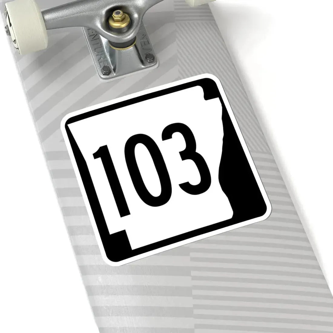 Arkansas 103 1970 (Arkansas) (Road Sign) STICKER Vinyl Kiss-Cut Decal - The Sticker Space